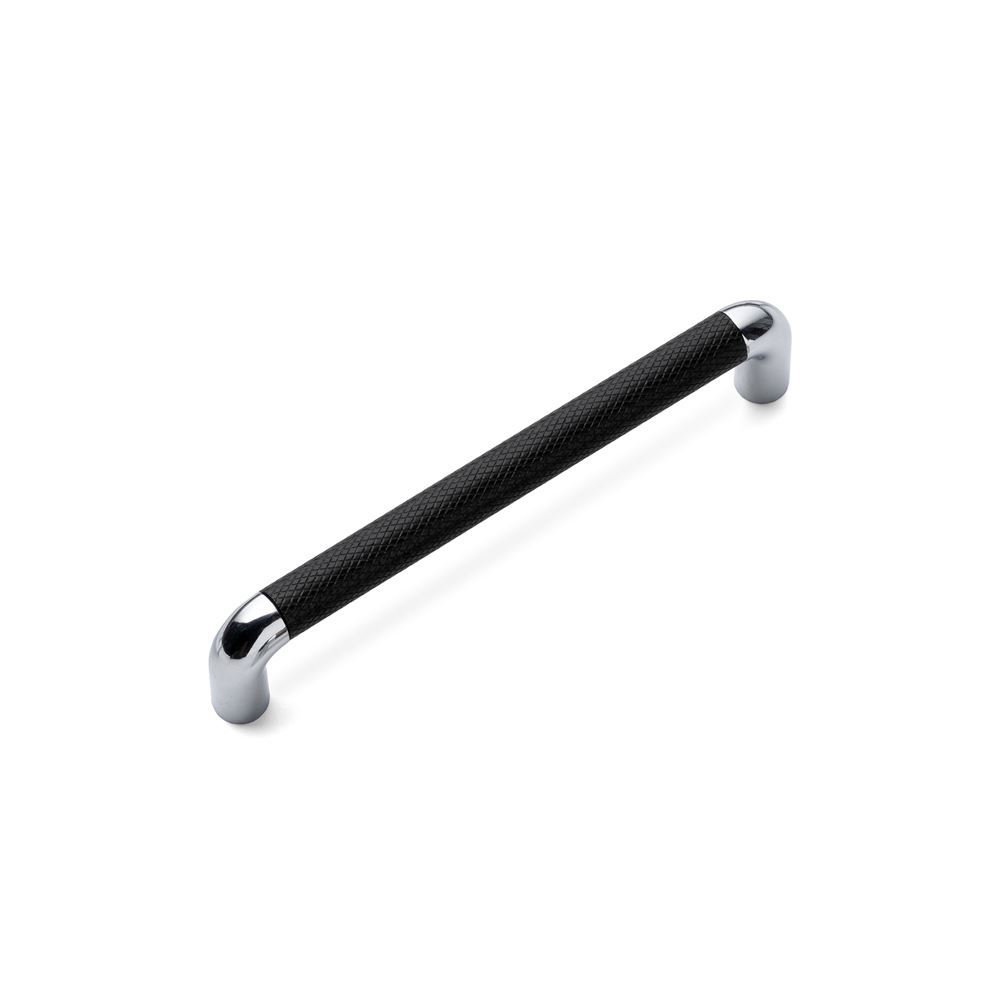 LANY KNURLED, Black/Chrome
